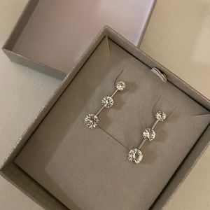 NWT diamond earrings